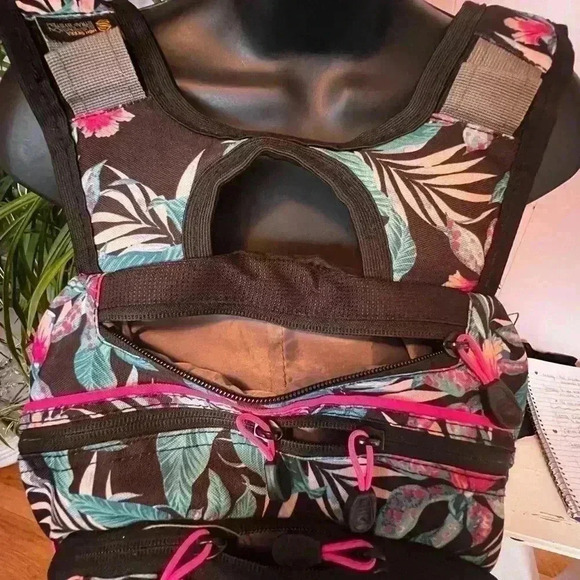 High Sierra XL Swerve Laptop Backpack, Hawaiian Floral, One Size Back To School main image 16